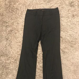 Wide leg black slack